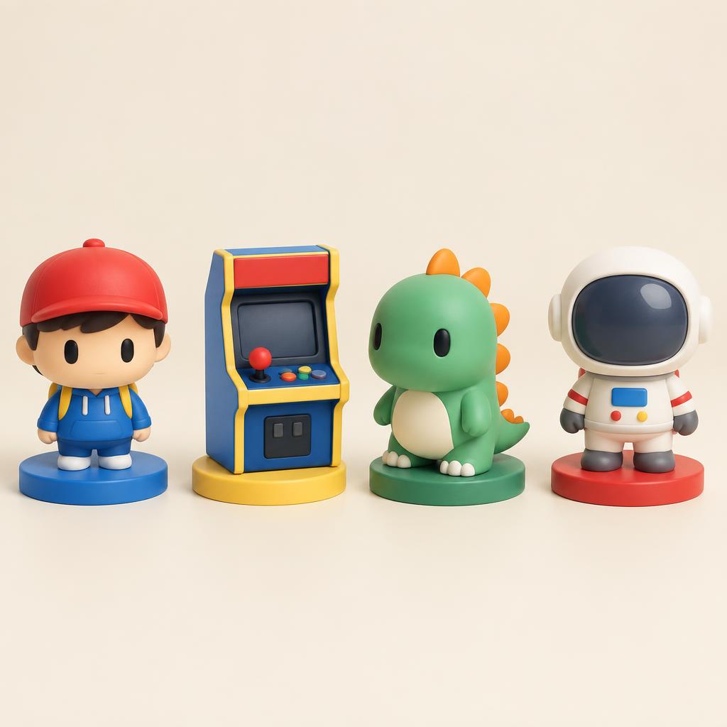 Retro Arcade Figurine Set – product photo